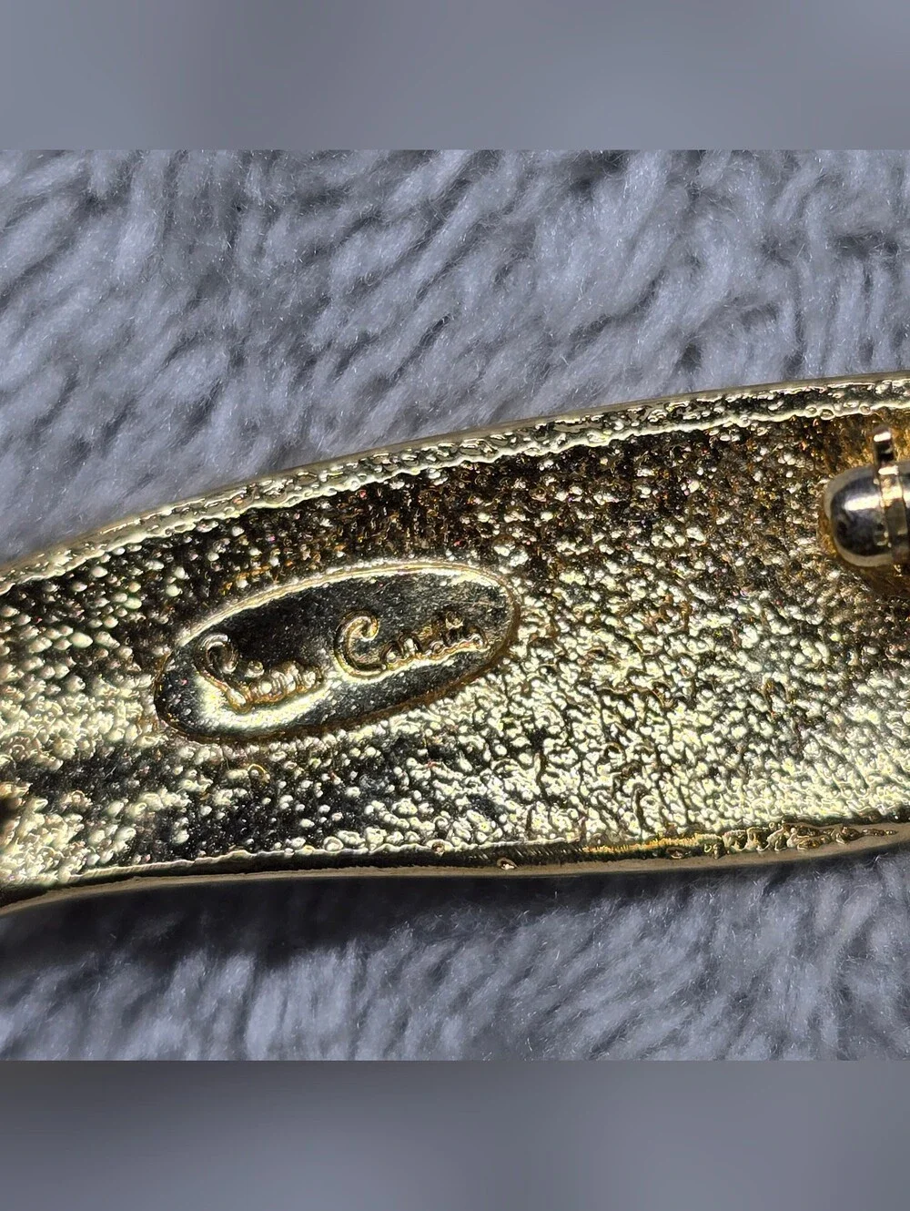 Coming Soon Vintage Pierre Cardin Faux Pearl Leaf Brooch Pin